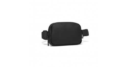 EQ2345 - Kono Sleek And Stylish Minimalist Classic Waterproof Waist Pack - Black