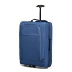 K1873-2 – Kono CABIN SIZE SOFT SHELL HAND LUGGAGE – BLUE