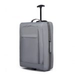 K1873-2 – Kono CABIN SIZE SOFT SHELL HAND LUGGAGE – GREY
