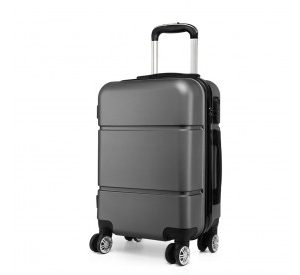 K1995L - Kono Hard Shell ABS Carry On Suitcase 20 Inch - Grey