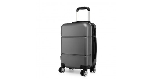K1995L - Kono Hard Shell ABS Carry On Suitcase 20 Inch - Grey