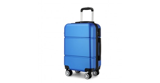 K1995L - Kono Hard Shell ABS Carry On Suitcase 20 Inch - Navy