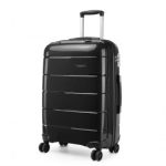 K1997L – KONO 20 INCH CABIN SIZE HARD SHELL PP SUITCASE – BLACK