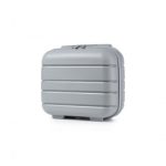 K2091L – Kono 14 Inch Multi Texture Hard Shell PP Vanity Case – Classic Collection – Grey