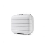 K2091L – Kono 14 Inch Multi Texture Hard Shell PP Vanity Case – Classic Collection – White