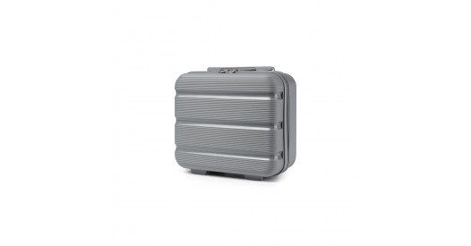 K2092L - Kono 14 Inch Bright Hard Shell PP Vanity Case - Grey