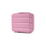 K2092L – Kono 14 Inch Bright Hard Shell PP Vanity Case – Pink
