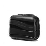 K2094L – Kono 14 Inch Lightweight Polypropylene Hard Shell Vanity Case – Black