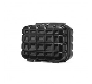 K2292L - Kono 13 Inch Lightweight Hard Shell ABS Vanity Case - Black