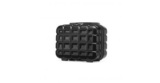 K2292L – Kono 13 Inch Lightweight Hard Shell ABS Vanity Case – Black