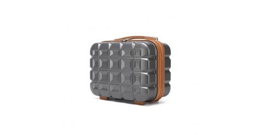 K2292L – Kono 13 Inch Lightweight Hard Shell ABS Vanity Case – Grey