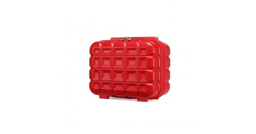 K2292L – Kono 13 Inch Lightweight Hard Shell ABS Vanity Case – Red