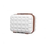 K2292L – Kono 13 Inch Lightweight Hard Shell ABS Vanity Case – White