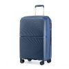K2393L – British Traveller 28 Inch Spinner Hard Shell PP Suitcase With TSA Lock – Navy