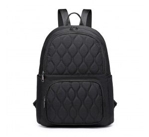 LB2250 - Miss Lulu Casual Lightweight Ladies Backpack - Black