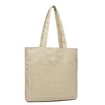 LH2319 – Miss Lulu Large Capacity Canvas Shopping Shoulder Bag – Khaki