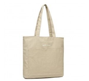 LH2319 - Miss Lulu Large Capacity Canvas Shopping Shoulder Bag - Khaki