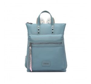 LT2355 - Miss Lulu Signature Style Backpack With Unique Details - Blue