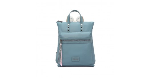 LT2355 - Miss Lulu Signature Style Backpack With Unique Details - Blue