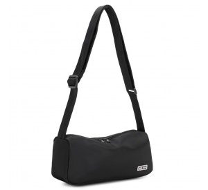 MSM2425 - Miss Lulu Vintage Chic Lightweight Water-Resistant Crossbody Bag - Black