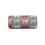 PC – Miss Lulu Canvas Pencil Case Dog Grey