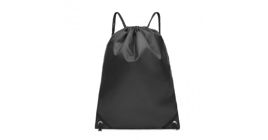 S2020 - Kono Polyester Drawstring Backpack - Black