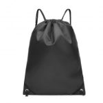 S2020 – Kono Polyester Drawstring Backpack – Black