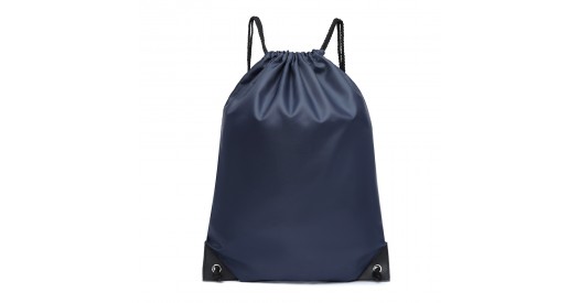 S2020 - Kono Polyester Drawstring Backpack - Navy