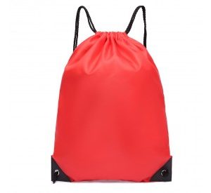 S2020 - Kono Polyester Drawstring Backpack - Red