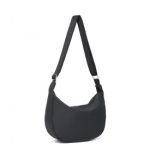 S2314 – Water-resistant Portable Crescent Shoulder Cross Body Bag – Black