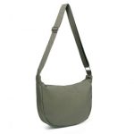 S2415 – Portable Water-resistant Nylon Crossbody Bag With Comfortable Cotton Strap – Green